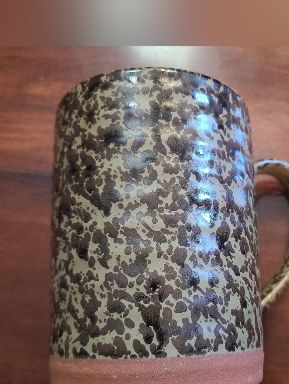 single Gibson Home Terra Bella Peacock Green Mug